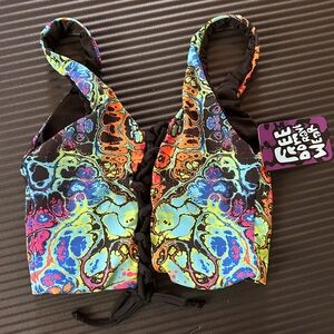 NEW freedom rave wear top 💜